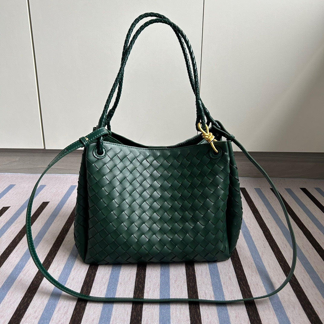 Woven Parachute Large Capacity Commuter Open Shoulder Bags