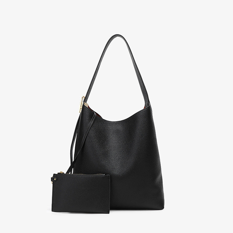 Women's Genuine Leather Large Capacity First Layer Tote Bags