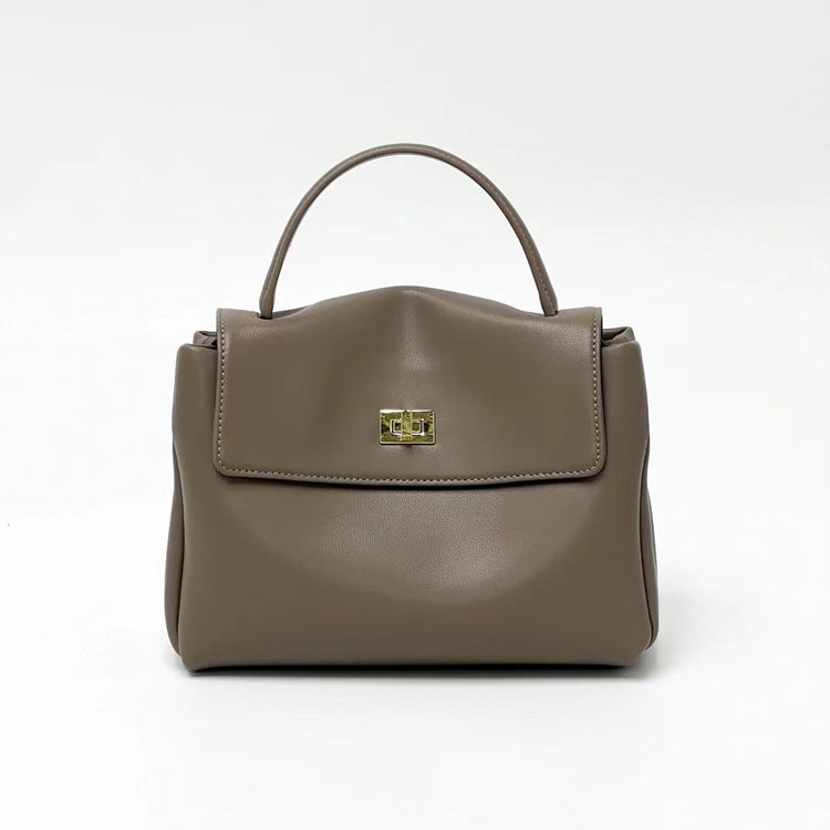 Women's Soft Texture Cowhide Summer Retro Versatile Shoulder Bags