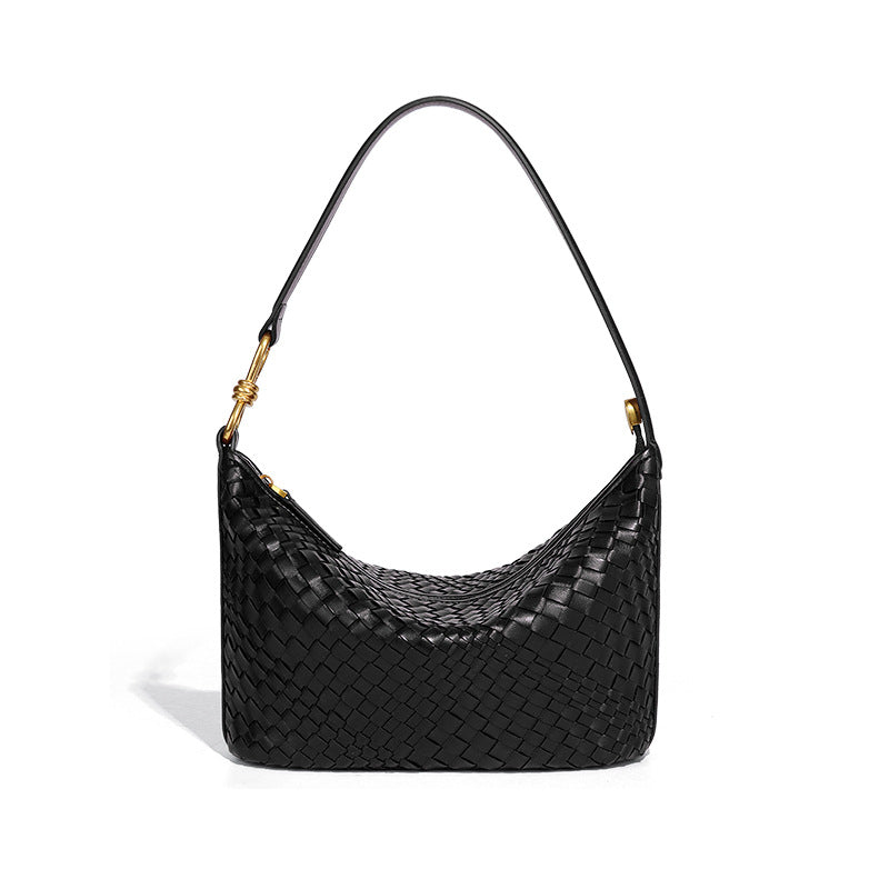 Women's Niche Hand-woven Fashion Simple Lunch Box Handbags