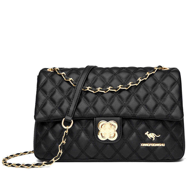 Women's Diamond Chain Korean Dignified Portable Fashion Shoulder Bags