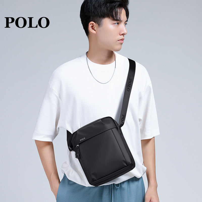 Men's Classic Large Capacity Pouch Printing Men's Shoulder Bags