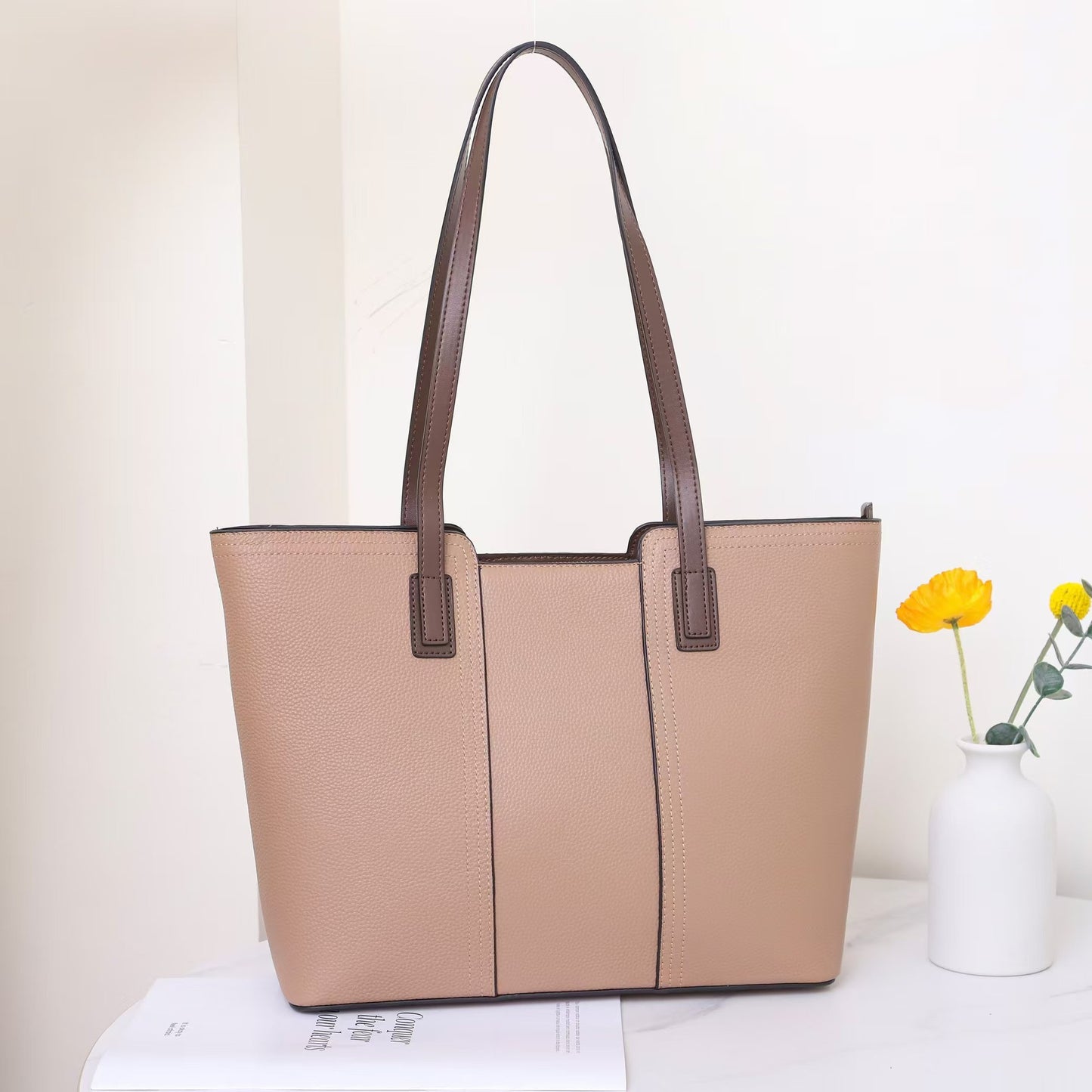 Women's Genuine Leather Big Commuter Large Capacity Tote Bags