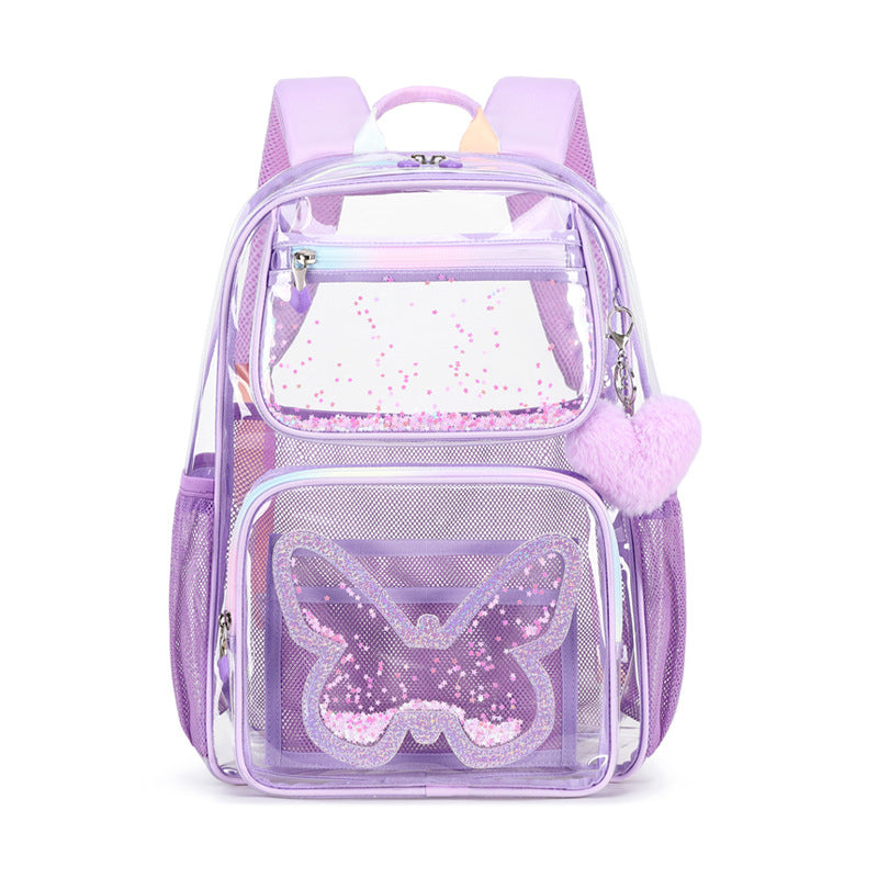 Junior High Lightweight Large Capacity Multifunctional Middle School Students' Schoolbags