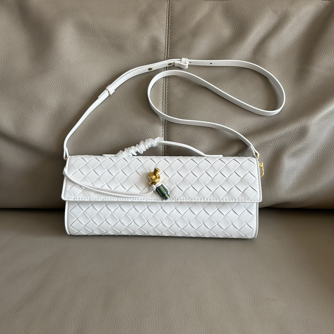 Women's French Stick Texture Hand-woven Hardware Fashion Handbags