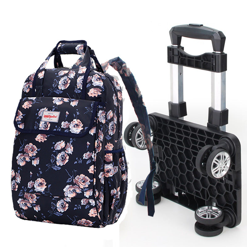 Men's Charming Large Capacity Black Boarding Travel Bags