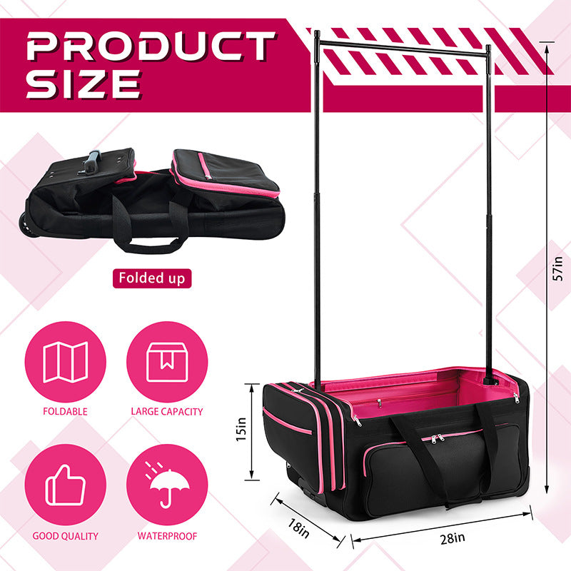Dance Foldable Large Capacity With Telescopic Clothes Travel Bags