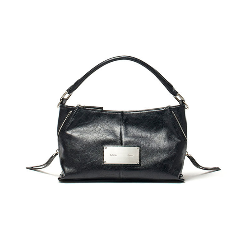 Niche Side Zipper Commuter Dumpling Underarm Shoulder Bags