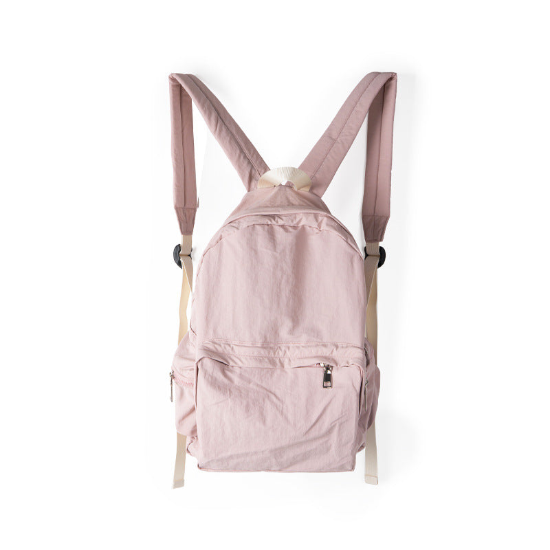 Popular Niche Simple Lightweight Nylon Large Backpacks