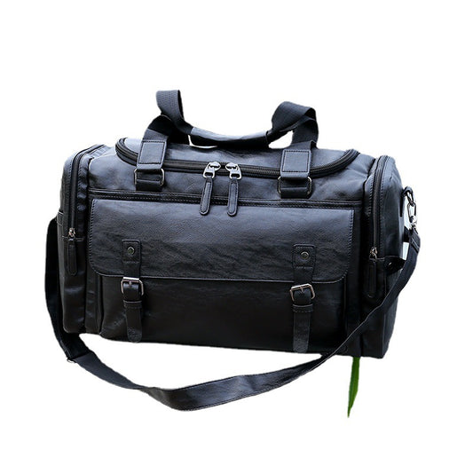 Women's & Men's & Large Capacity Leather Portable Travel Bags
