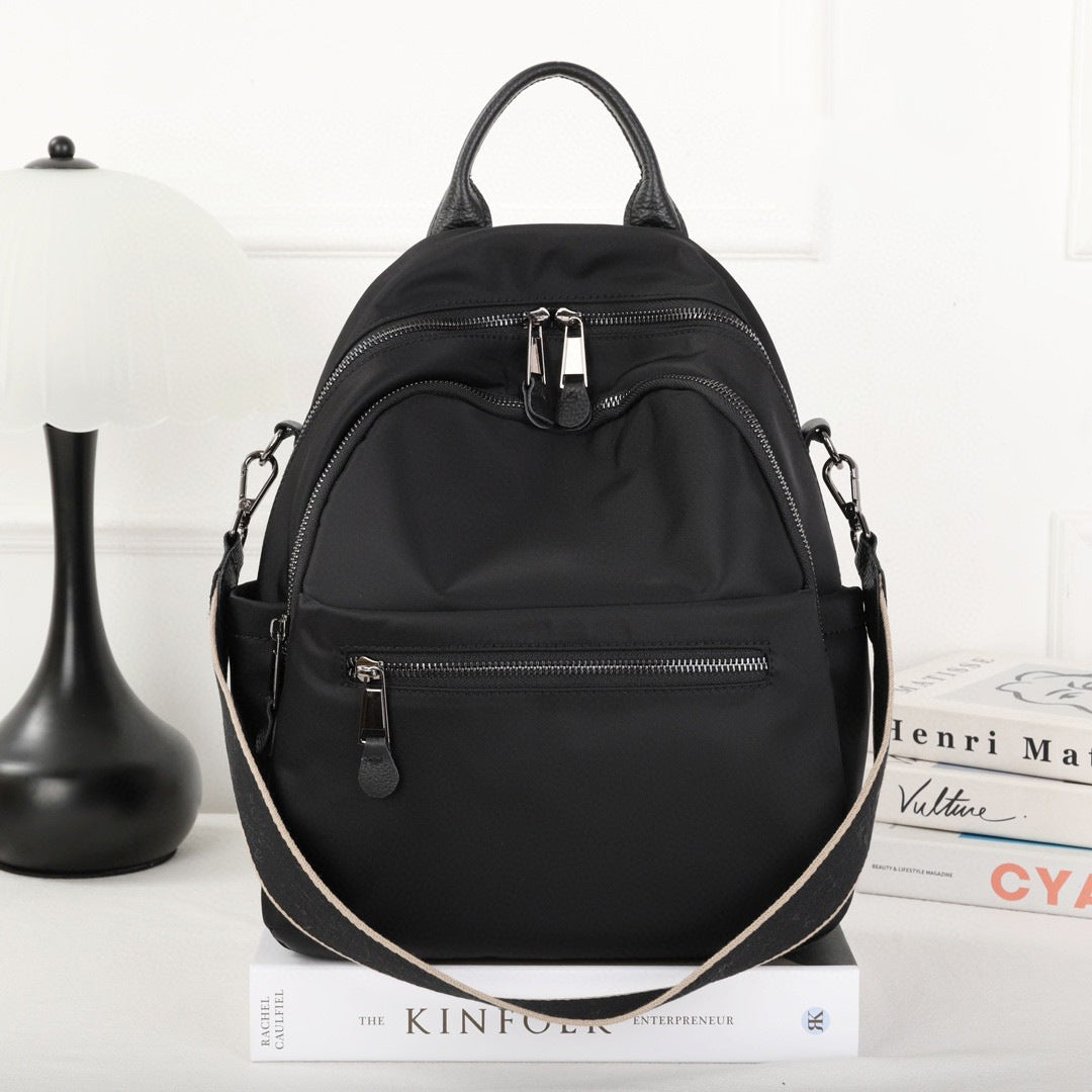 Women's Durable Korean Style Waterproof Nylon Cloth Backpacks