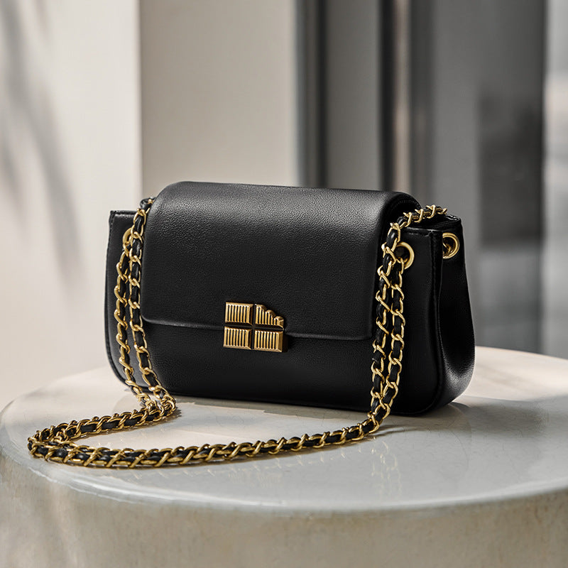 Women's Chain High-grade Underarm Genuine Leather Shoulder Bags