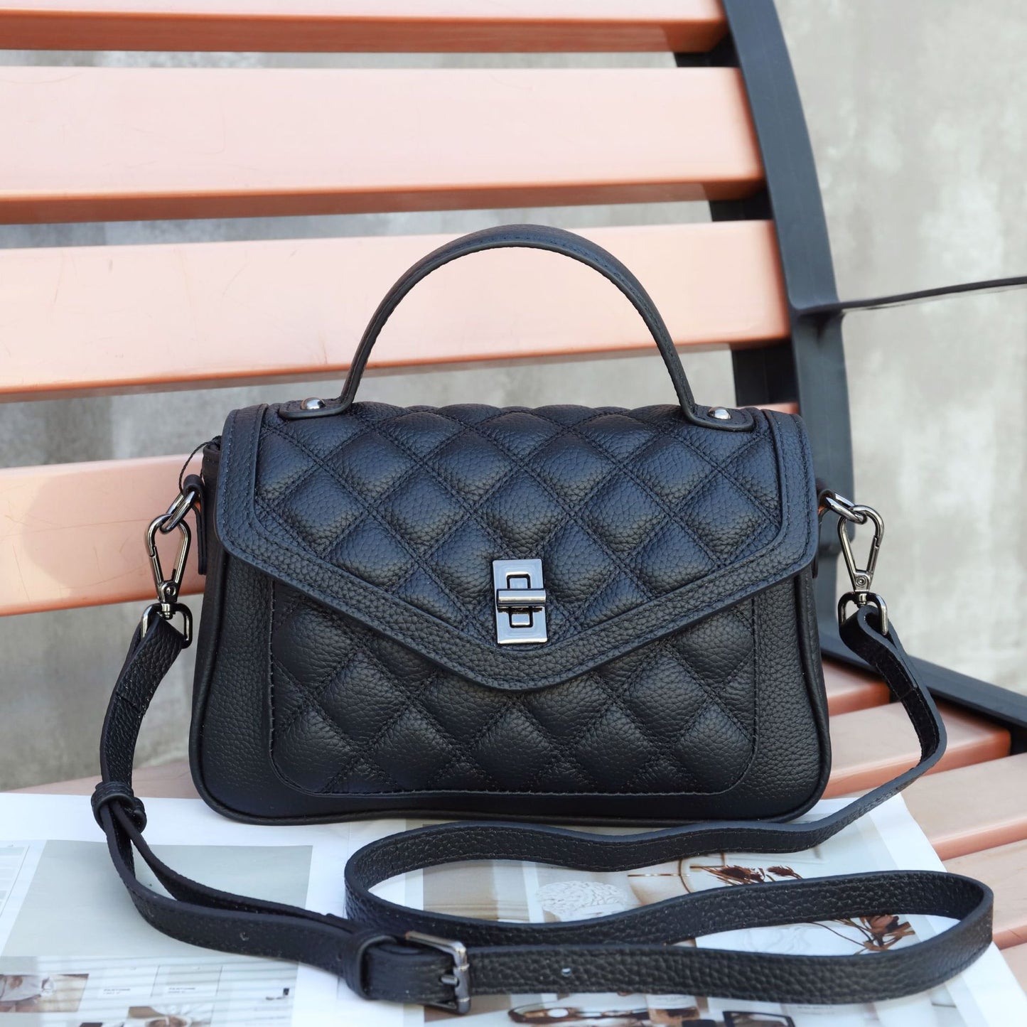 Women's High-grade Spring Diamond Fashion Versatile Handbags