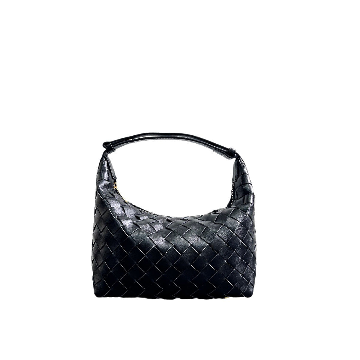 Leather Woven Lunch Box Portable High-grade Shoulder Bags