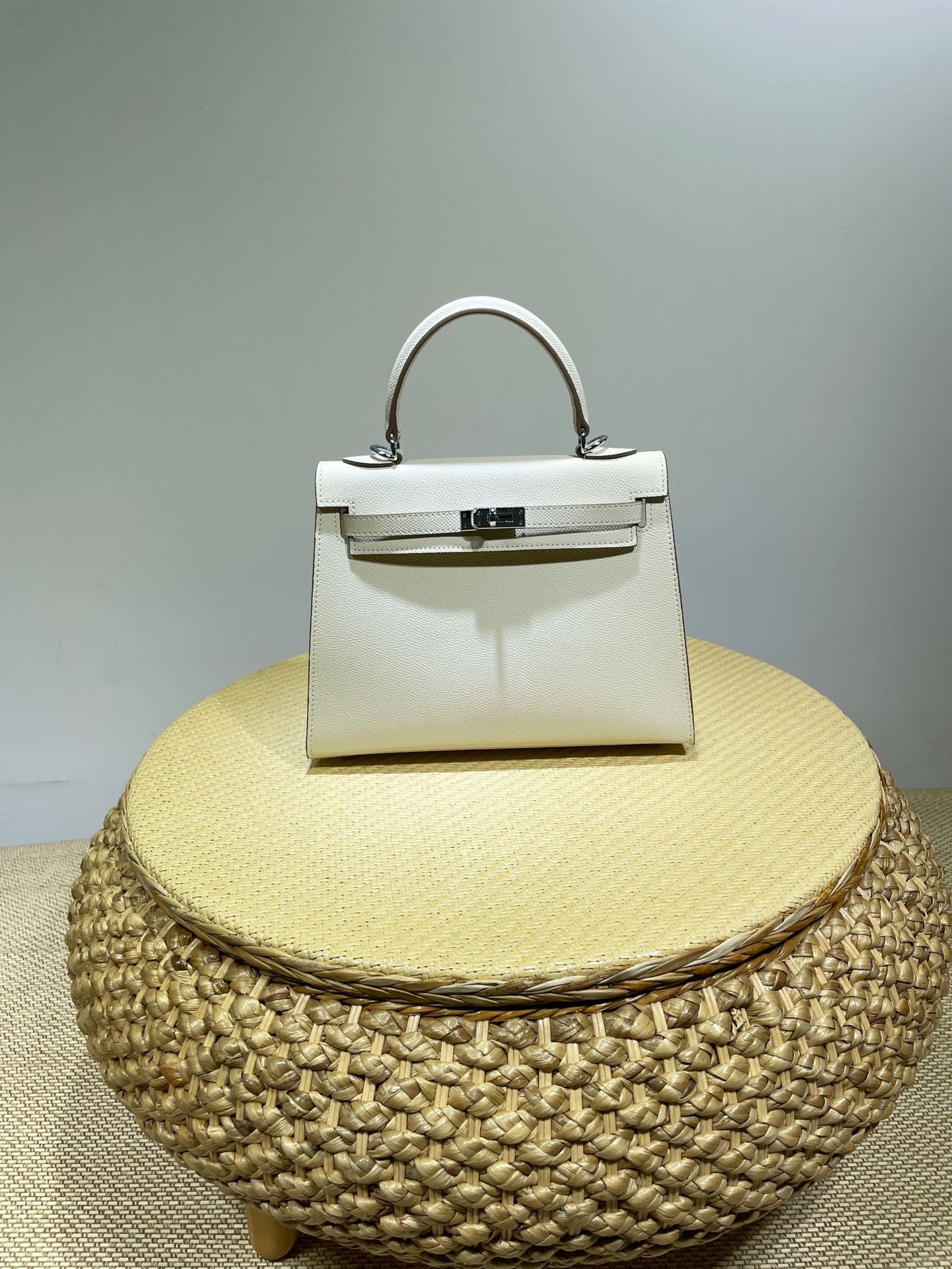 Vintage Kelly Palm Print Top Layer Bags