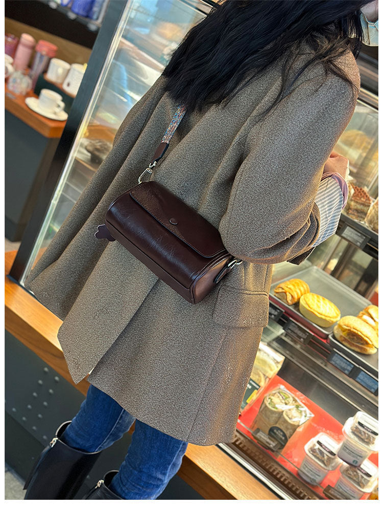 Spring Fashion Pouches Retro Genuine Leather Shoulder Bags