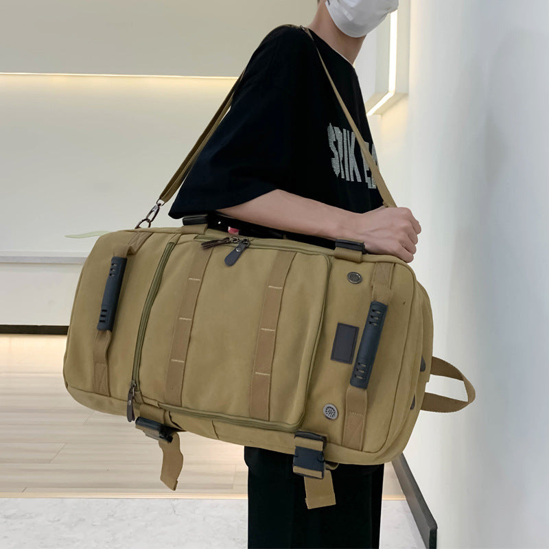 Women's & Men's & Portable Canvas Large Capacity Backpacks
