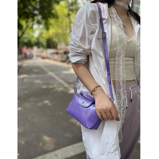 Women's Mini Dumpling Fashion Commuter First Layer Shoulder Bags