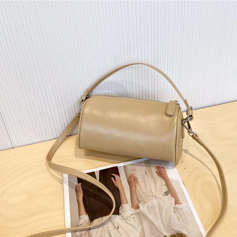 Genuine Leather Simple Female Soft Lightweight Bags