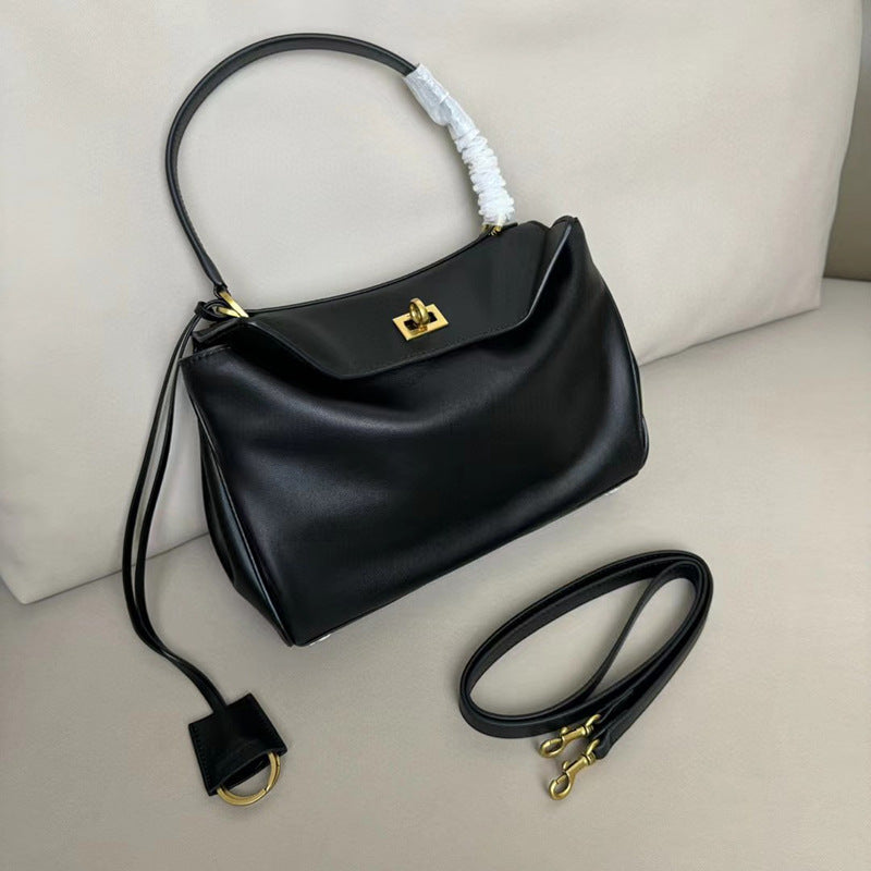 Women's Genuine Leather Niche High Texture Soft Cowhide Handbags