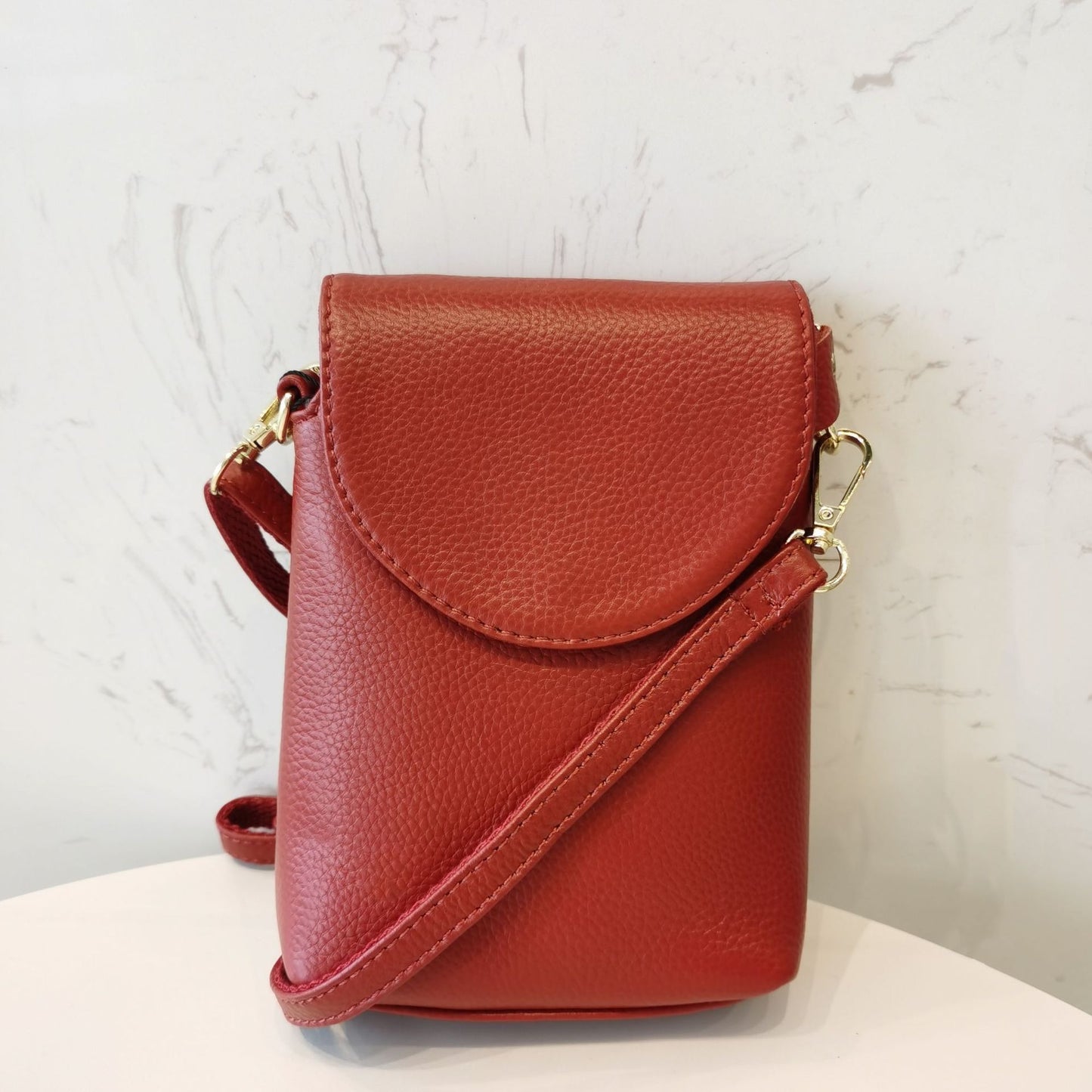 Women's First Layer Cowhide Leather Trendy Wild Shoulder Bags