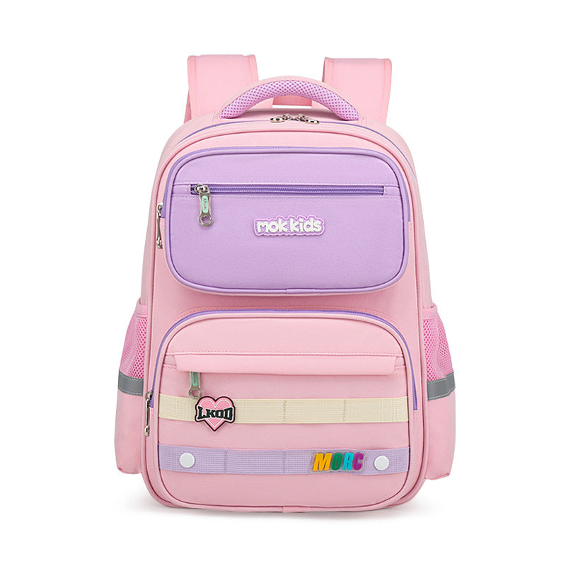 Children's Primary Boys Grade Waterproof Burden Reduction Spine Protection Elementary School Students' Schoolbags