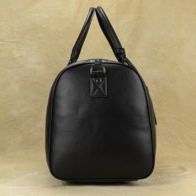 Versatile Unique First Layer Cowhide Fitness Travel Bags