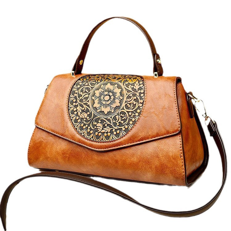 Women's Summer Large Capacity Chinese Retro Fashion Crossbody Bags