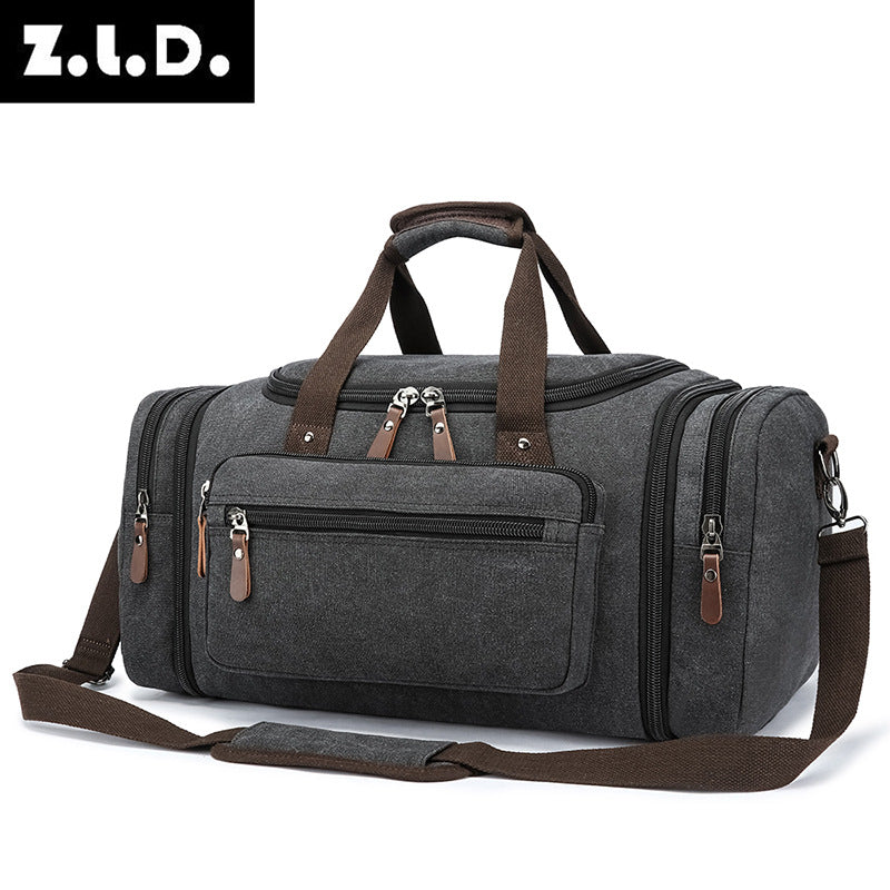 Classic Large Capacity Canvas Traveling Hand-held Travel Bags