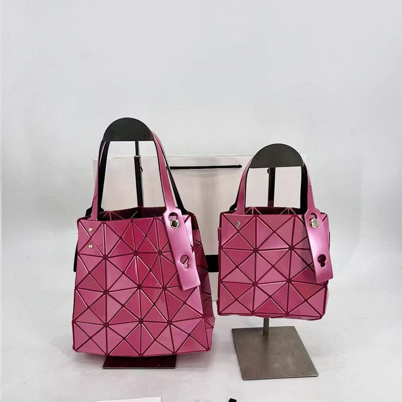 Women's September Diamond Box Fashion Underarm Geometric Handbags