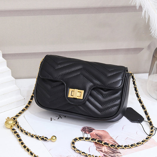 Women's Wind Korean Style Chain Fashion First Crossbody Bags