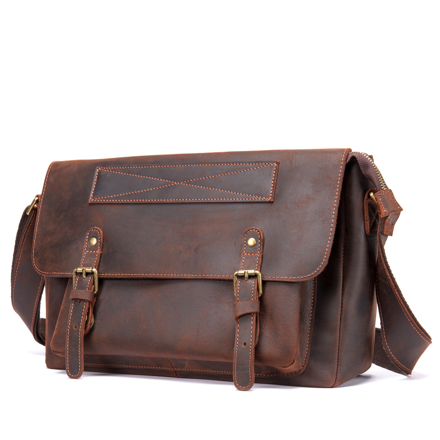Men's Genuine Leather First Layer Cowhide Men's Shoulder Bags