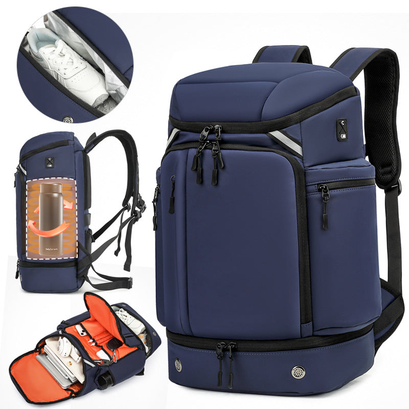 Men's Large Capacity Carpetbag Shoe Warehouse Backpacks