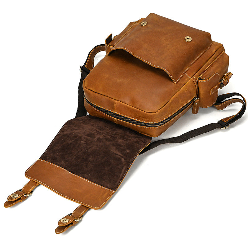 Women's & Men's & Crazy Horse Leather Vintage Backpacks