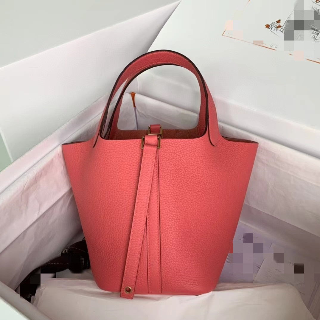 Women's Beeswax Thread Imported First Layer Cowhide Portable Bags