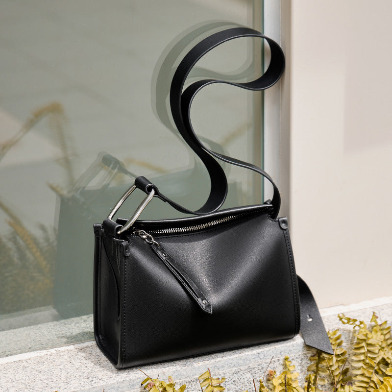 Women's Genuine Leather Niche High-grade Pillow Crossbody Bags