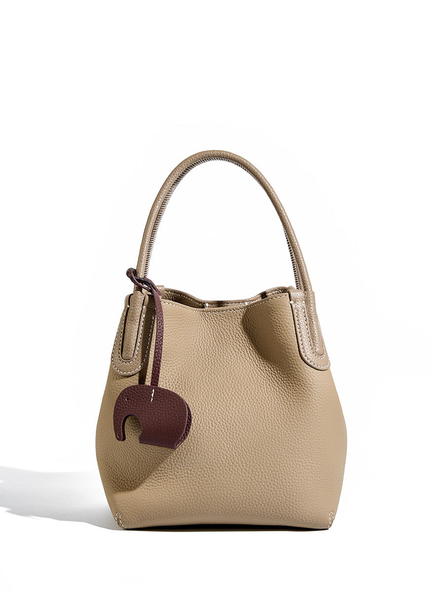 Niche Top Layer Cowhide Retro Portable Crossbody Bags