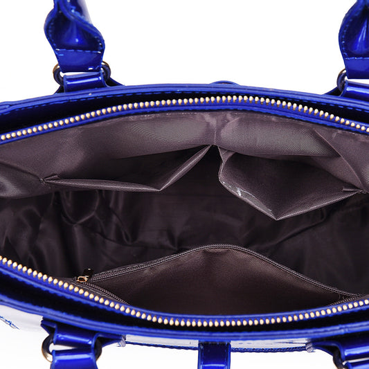 Women's Three-piece Set Korean Patent Leather Fashion Bags