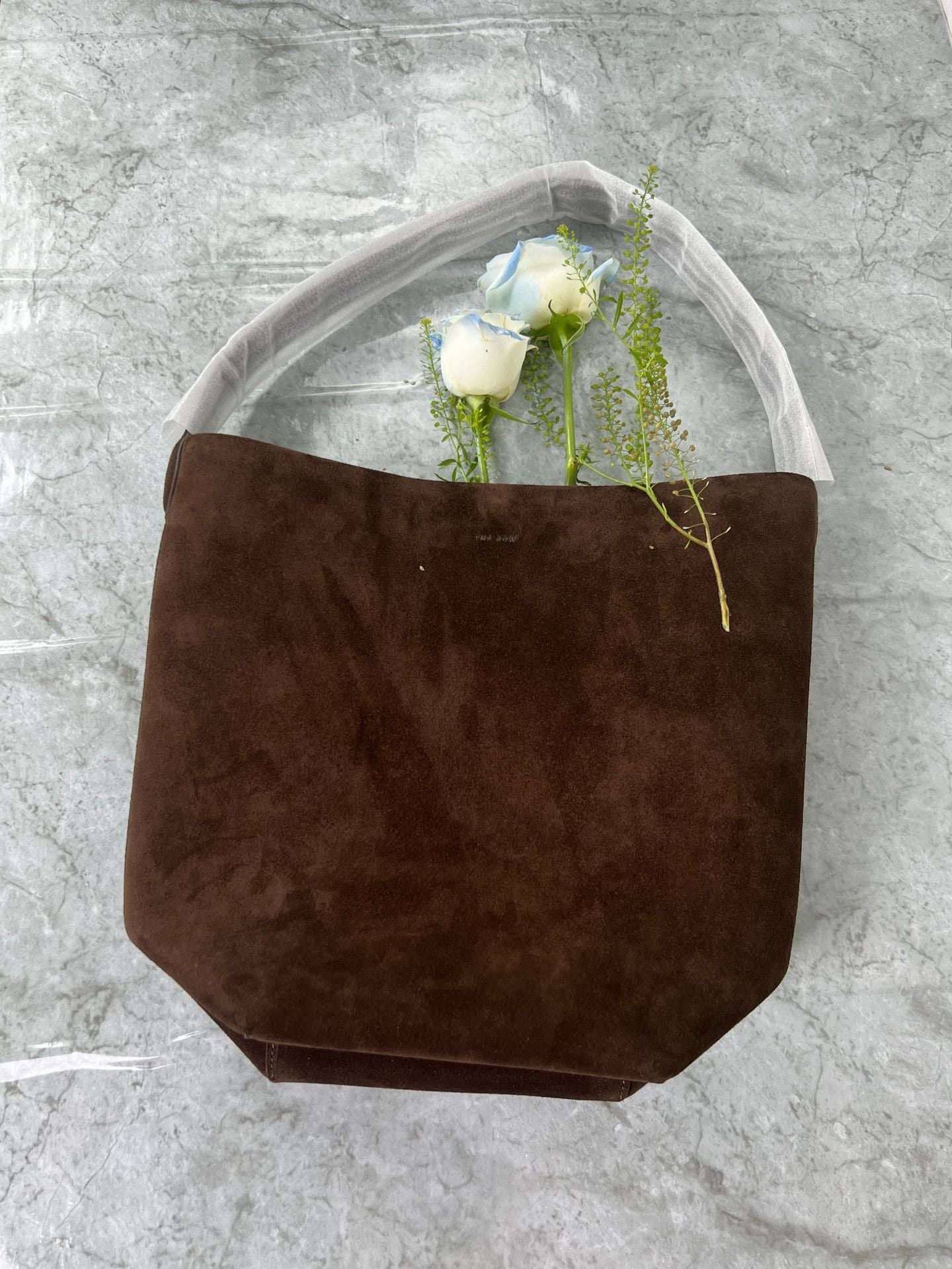 Women's Suede Light Winter Style Avocado Green Bucket Bags