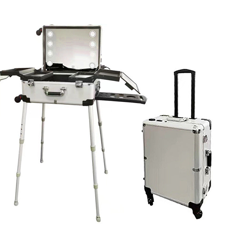 Glass Professional Makeup Fixing Artist Large Capacity Cosmetic Cases