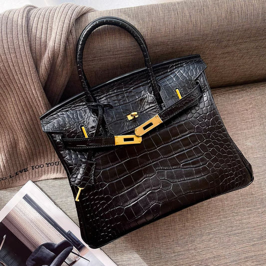 Women's Advanced Texture Matte Top Layer Cowhide Handbags