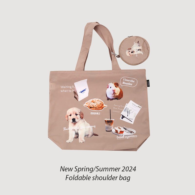 Women's Folding Storage Large Capacity Totes Commuter Tote Bags