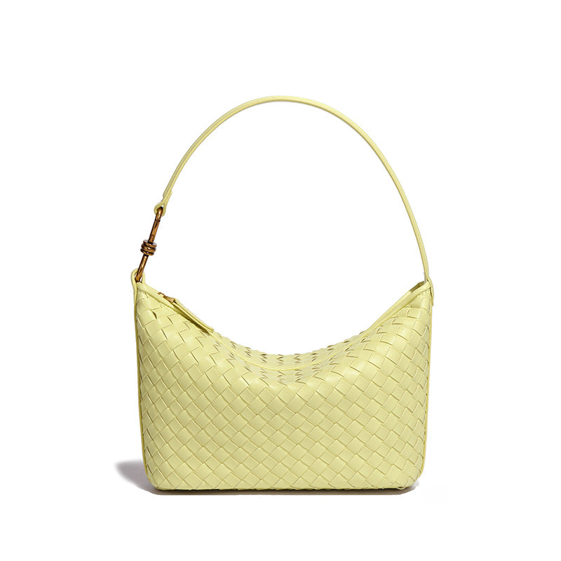 Women's Niche Hand-woven Fashion Simple Lunch Box Handbags