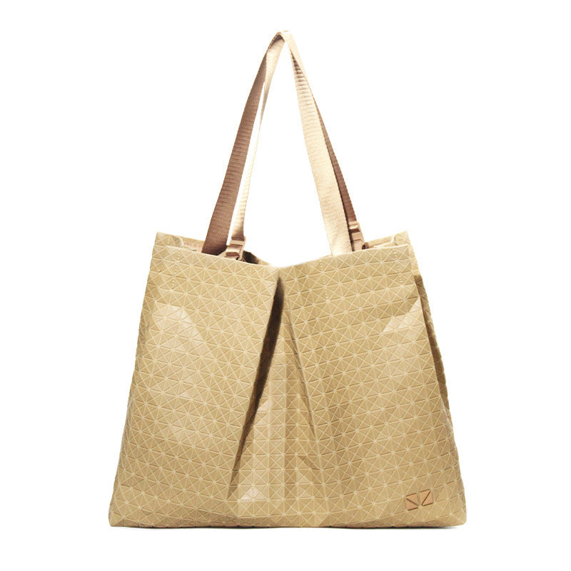 Women's Geometric Rhombus For Fashion Commuter Single Tote Bags
