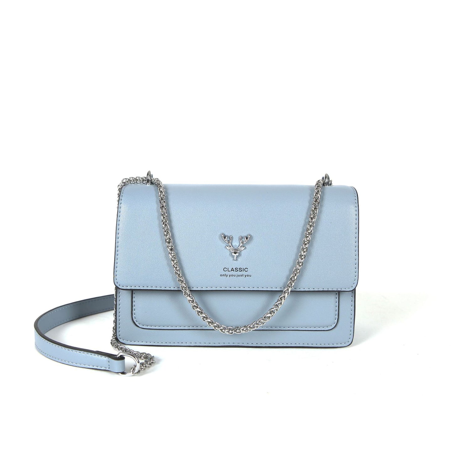 Women's Female Lady Fashion Chain Deer Head Bags