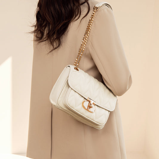 Women's Light Luxury Diamond Pattern Chain Advanced Crossbody Bags