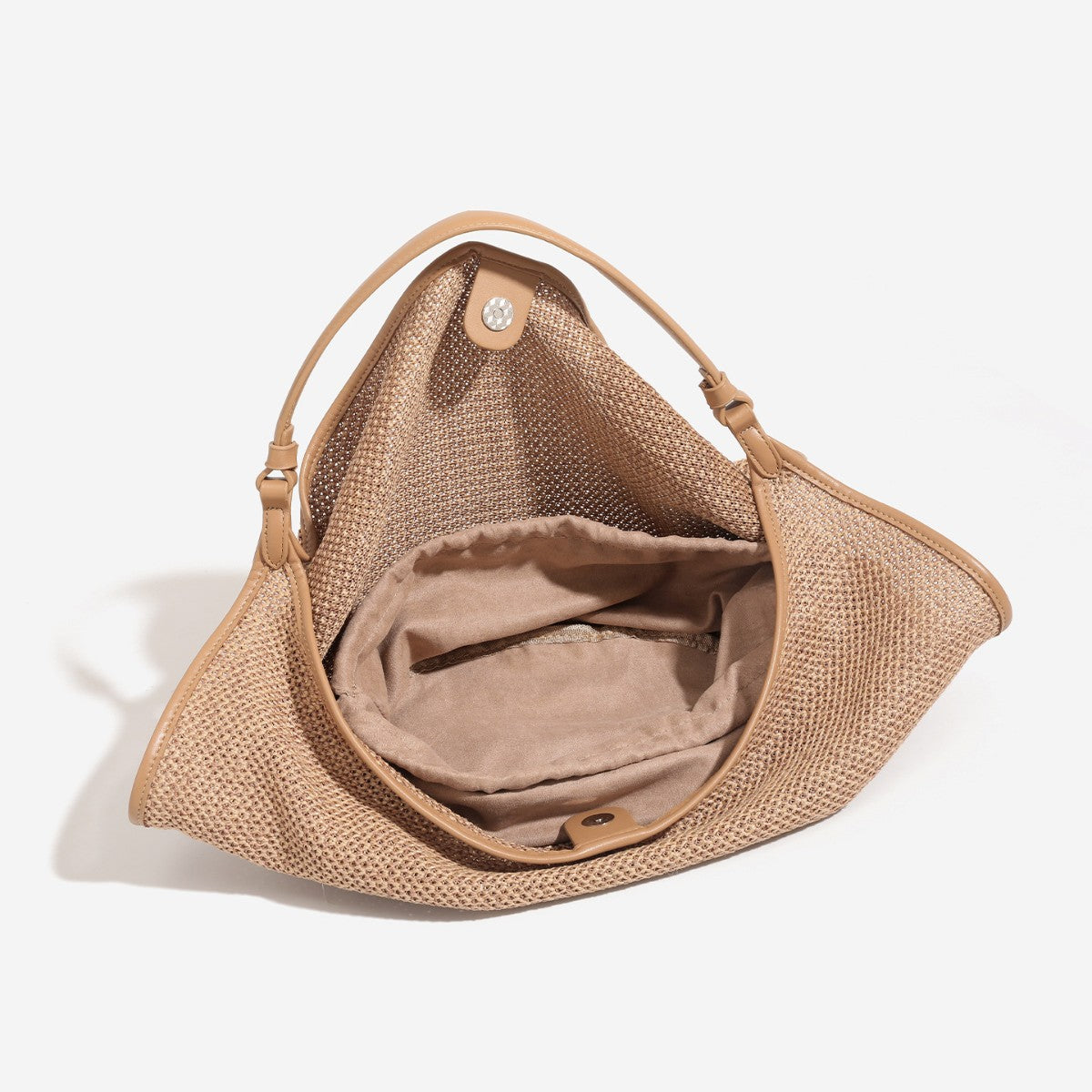 Summer Raffia Woven Underarm Commuting Large Tote Bags