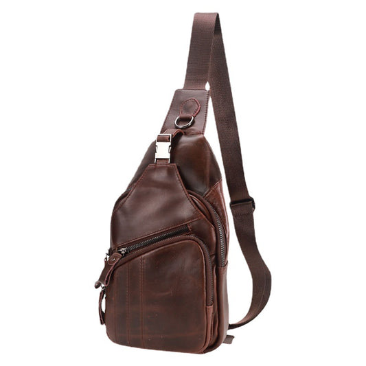 Men's Genuine Leather Fashion First Layer Cowhide Bags