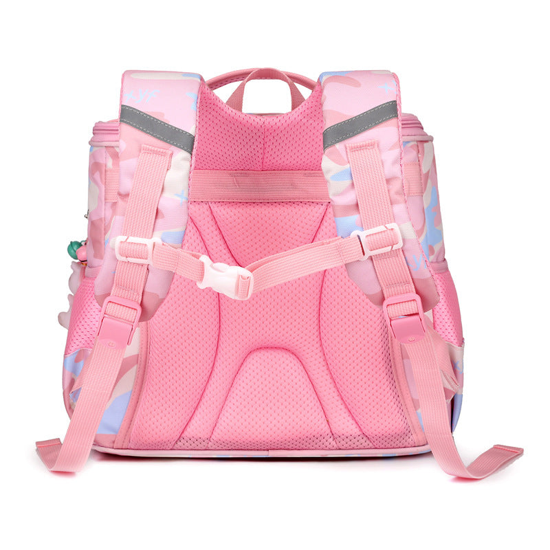 Side Open Macaron Camouflage Series Grade Elementary School Students' Schoolbags