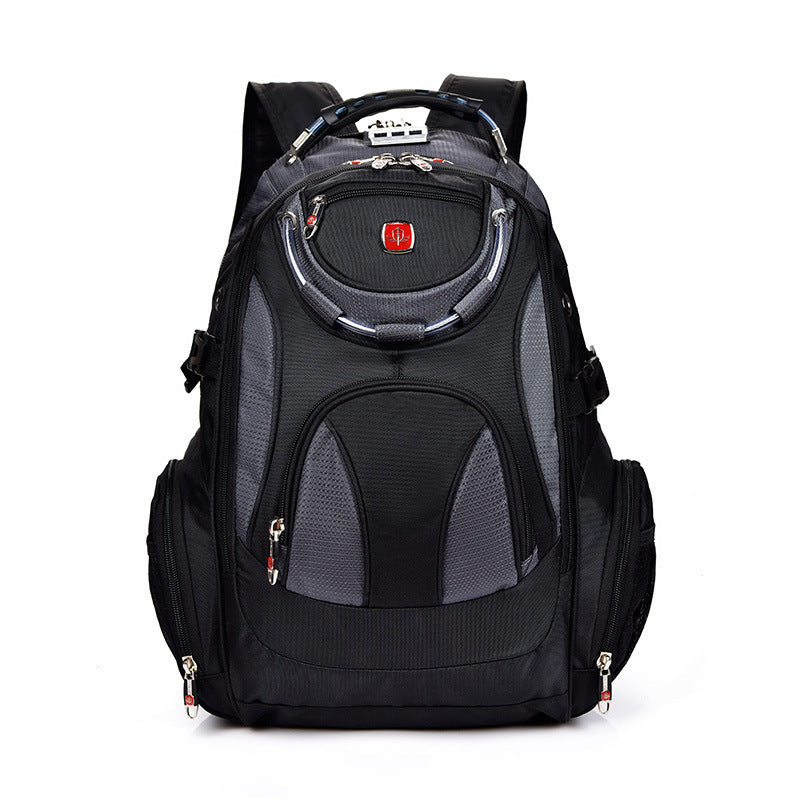 Men's Large Capacity Leisure Male College Spine Backpacks